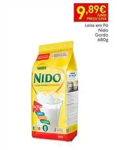 Recheio Nestle - leite em pó nido gordo promoção