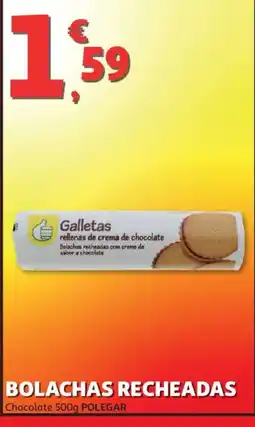 Auchan Bolachas recheadas chocolate promoção
