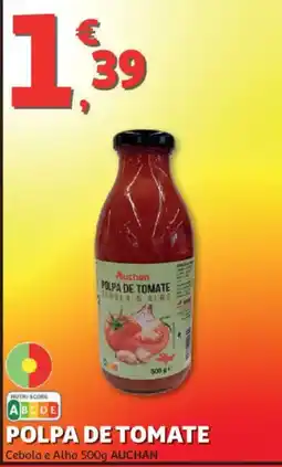 Auchan polpa de tomate cebola e alho auchan promoção