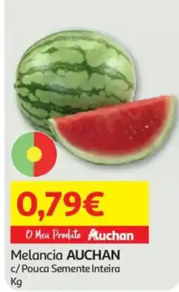 Auchan Melancia auchan c/ Pouca Semente Inteira promoção