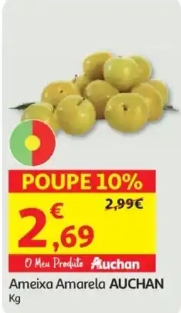 Auchan Ameixa Amarela Auchan promoção