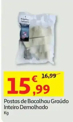 Auchan Postas de Bacalhau Graúdo promoção