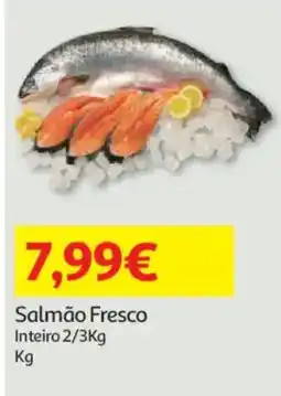Auchan Salmão Fresco promoção