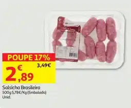 Auchan Salsicha Brasileira promoção