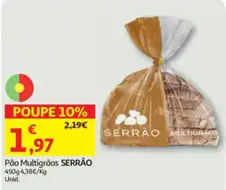 Auchan Pão Multigrãos Serrão promoção
