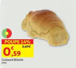 Auchan Croissant Brioche promoção