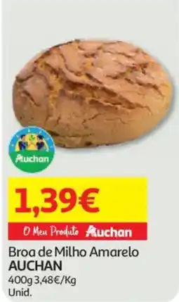 Auchan Broa de Milho Amarelo Auchan promoção