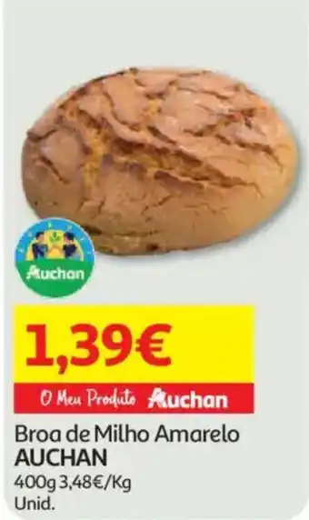 Auchan Broa de Milho Amarelo Auchan promoção