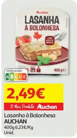 Auchan Lasanha à Bolonhesa Auchan promoção