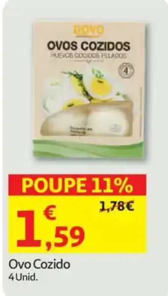 Auchan Ovo Cozido Dovo promoção