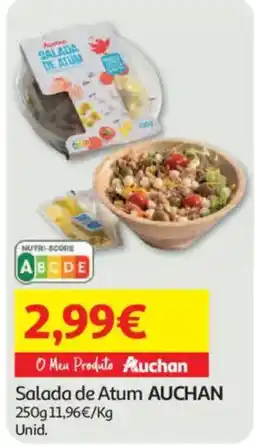 Auchan Salada de Atum Auchan promoção