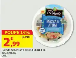 Auchan salada de massa e atum florette promoção