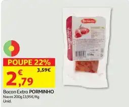 Auchan Bacon Extra Porminho promoção