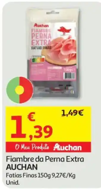 Auchan Fiambre da perna extra auchan promoção