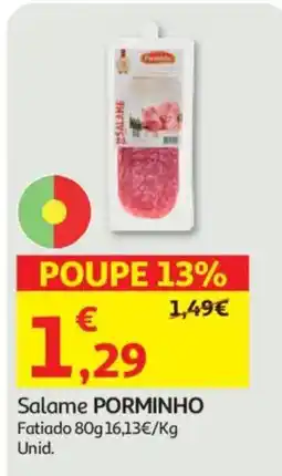 Auchan Salame Porminho promoção