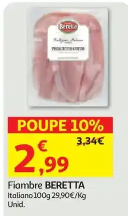 Auchan Fiambre beretta promoção