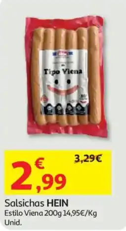 Auchan Salsichas HEIN promoção