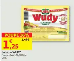 Auchan Salsicha WUDY promoção