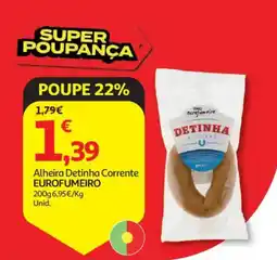 Auchan Alheira Detinha Corrente Eurofumeiro promoção
