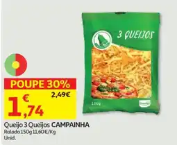 Auchan Queijo 3 Queijos Campainha promoção