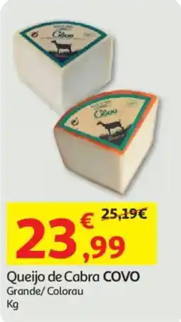 Auchan Queijo de Cabra COVO promoção