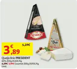 Auchan Queijo Brie president promoção