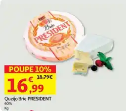 Auchan Queijo Brie PRESIDENT promoção