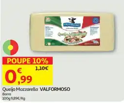 Auchan Queijo Mozzarella Valformoso promoção