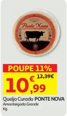 Auchan Queijo Curado Ponte Nova promoção