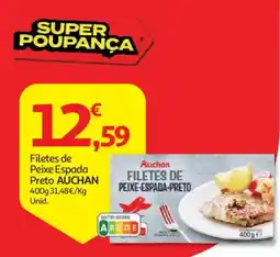 Auchan Filetes de peixe espada preto auchan promoção