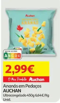 Auchan Ananás em pedaços auchan promoção