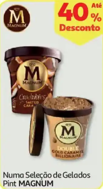 Auchan Numa Seleção de Gelados Pint MAGNUM promoção