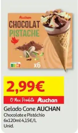 Auchan Gelado Cone AUCHAN promoção