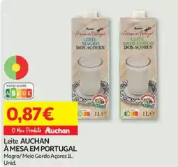 Auchan Leite auchan à mesa em portugal promoção