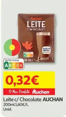 Auchan Leite c/ Chocolate Auchan promoção