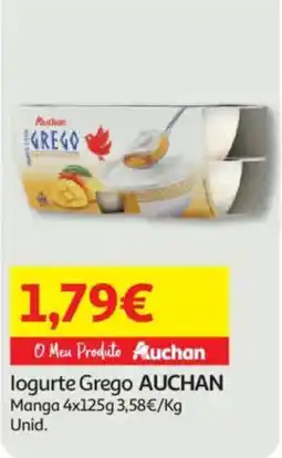 Auchan Iogurte Grego Auchan promoção