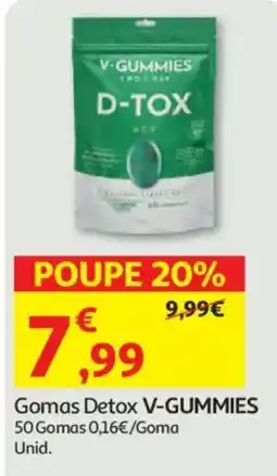 Auchan Gomas Detox V-Gummies promoção