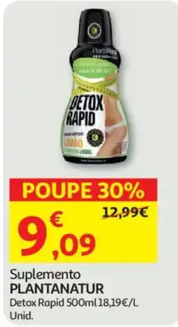 Auchan Suplemento plantanatur promoção