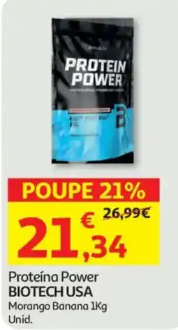 Auchan Proteína Power Biotech Usa promoção