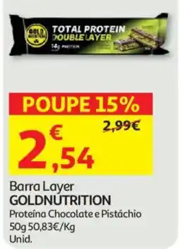 Auchan Barra Layer Goldnutrition promoção