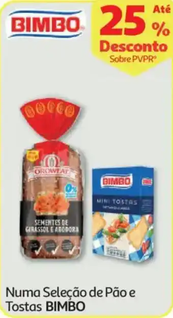 Auchan Pão e tostas bimbo promoção