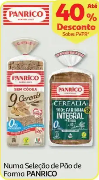Auchan Pão de forma panrico promoção