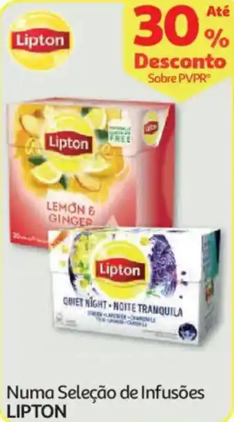 Auchan Lipton numa seleção de infusões promoção