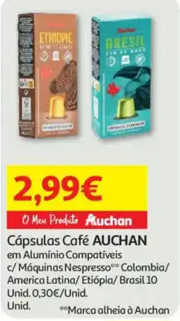 Auchan Cápsulas Café Auchan promoção