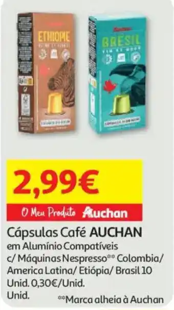 Auchan Cápsulas Café Auchan promoção