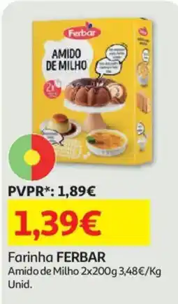 Auchan Farinha ferbar amidode milho promoção