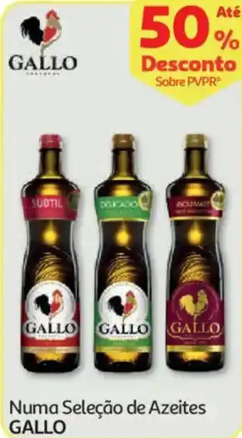 Auchan Numa Seleção de Azeites Gallo promoção