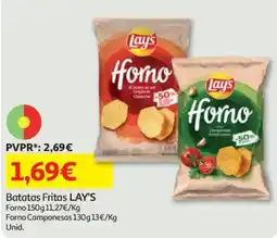 Auchan Batatas Fritas LAY'S promoção