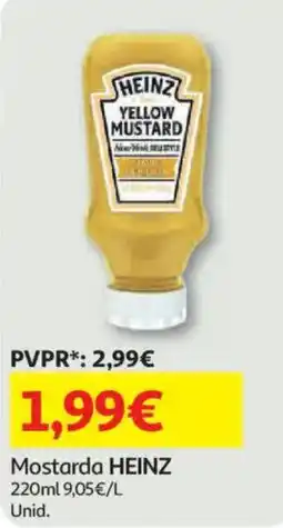 Auchan Mostarda heinz promoção