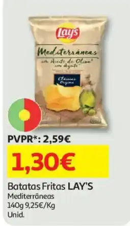 Auchan Batatas Fritas LAY'S Mediterrâneas promoção